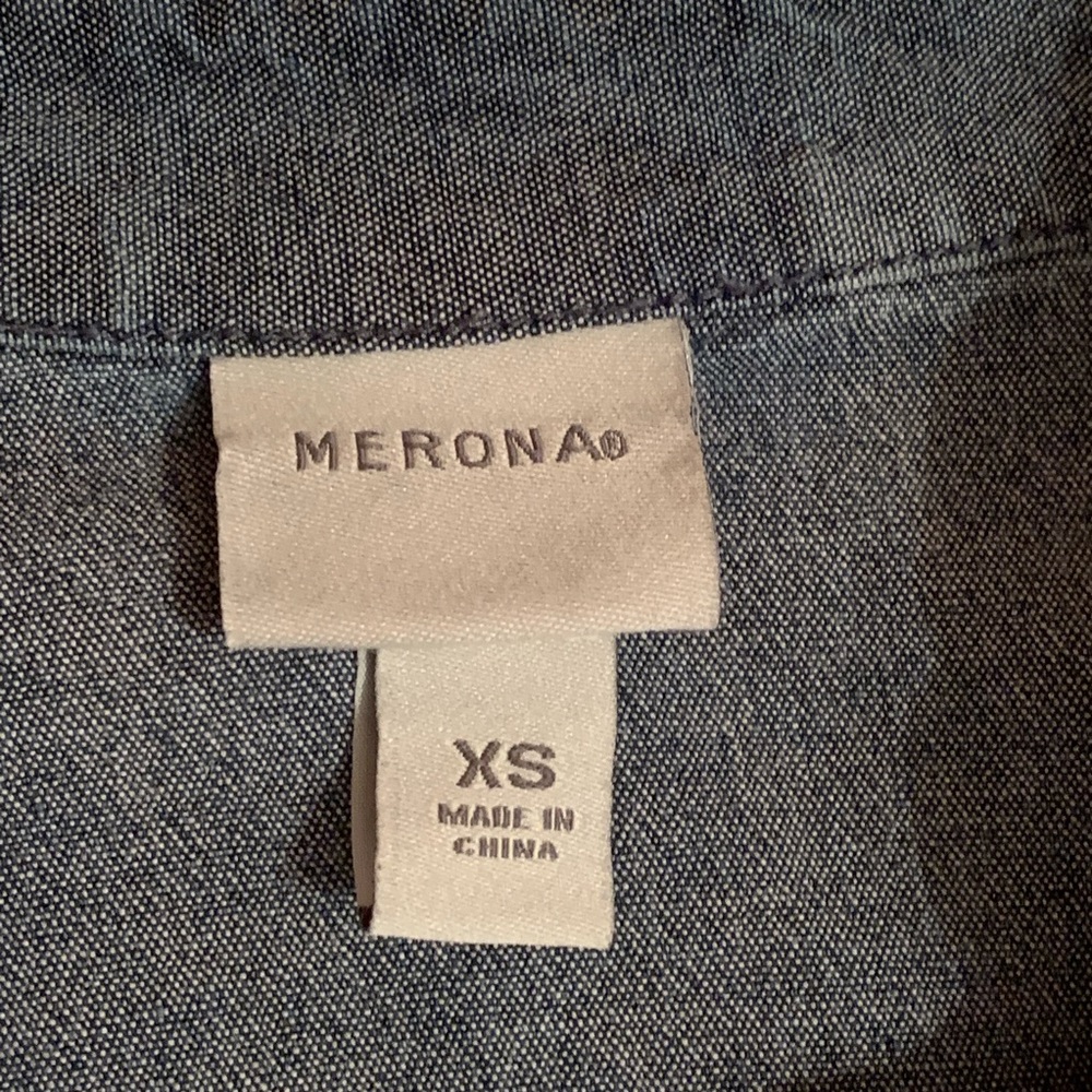 Merona Chambray Denim Shirt Dress - Picture 7 of 8